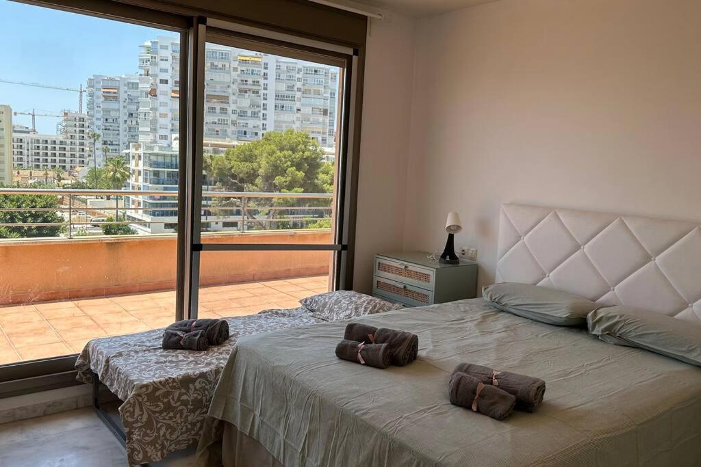토레몰리노스 Atico Puerto Marina 2 Hab Con Piscina, 500M De La Plata 아파트 외부 사진